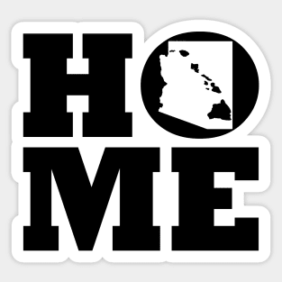 Arizona and Hawai'i HOME Roots by Hawaii Nei All Day Sticker